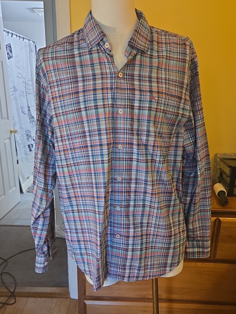 Tommy Bahama Multicolor Plaid Button-Down Shirt
